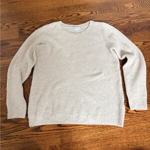 Market & Spruce Cream Knit Sweater